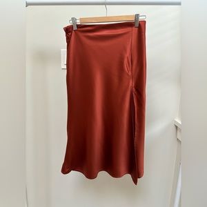 SHEIN Midi Skirt with Side Slit